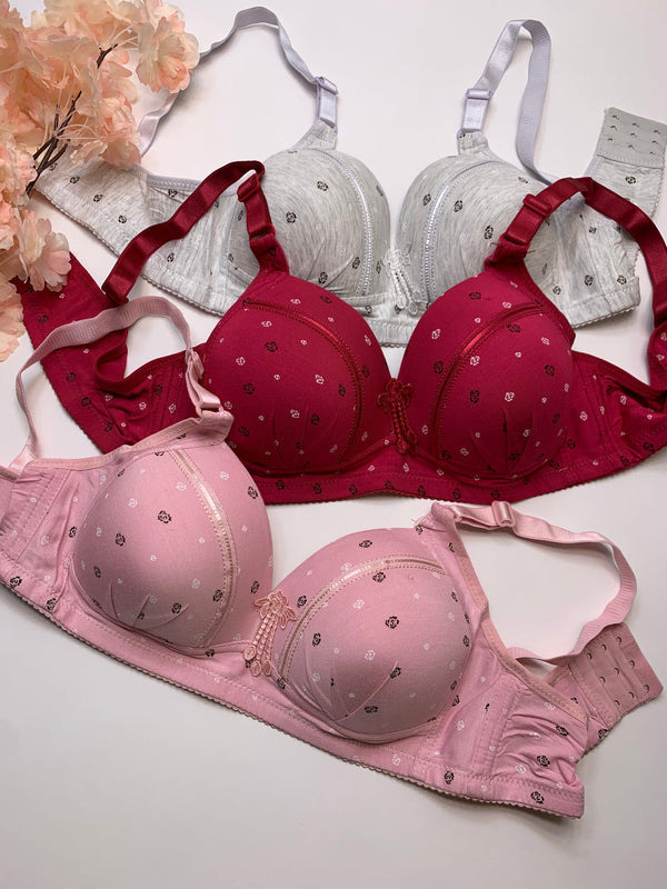 Desire Extra comfort Fully coverage Dotted cotton pad Bra ♥️