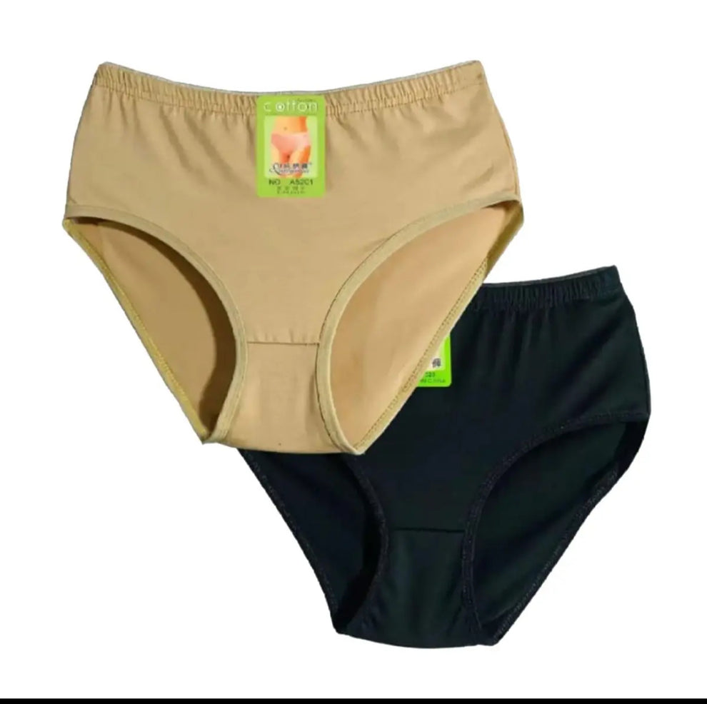 Desire pure Cotton basic panties ##Pack of 2❣️