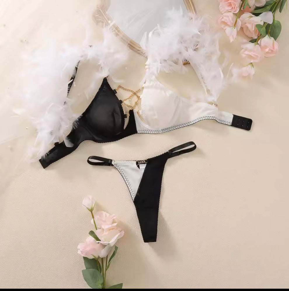 ✨Desire ## FAIRY FEATHER LINGERIE SET✨❣️