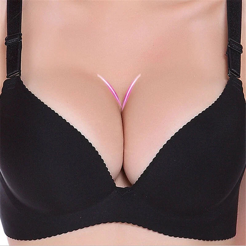 ✨Super boost Lingerie Unlined Bra Seamless Underwear Wireless Bralette Padded Push Up Bra❤️