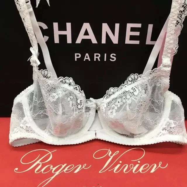 Desire  Women  Floral lace Bra and Panty Set Unlined Sexy Soft Everyday Bra ❤️