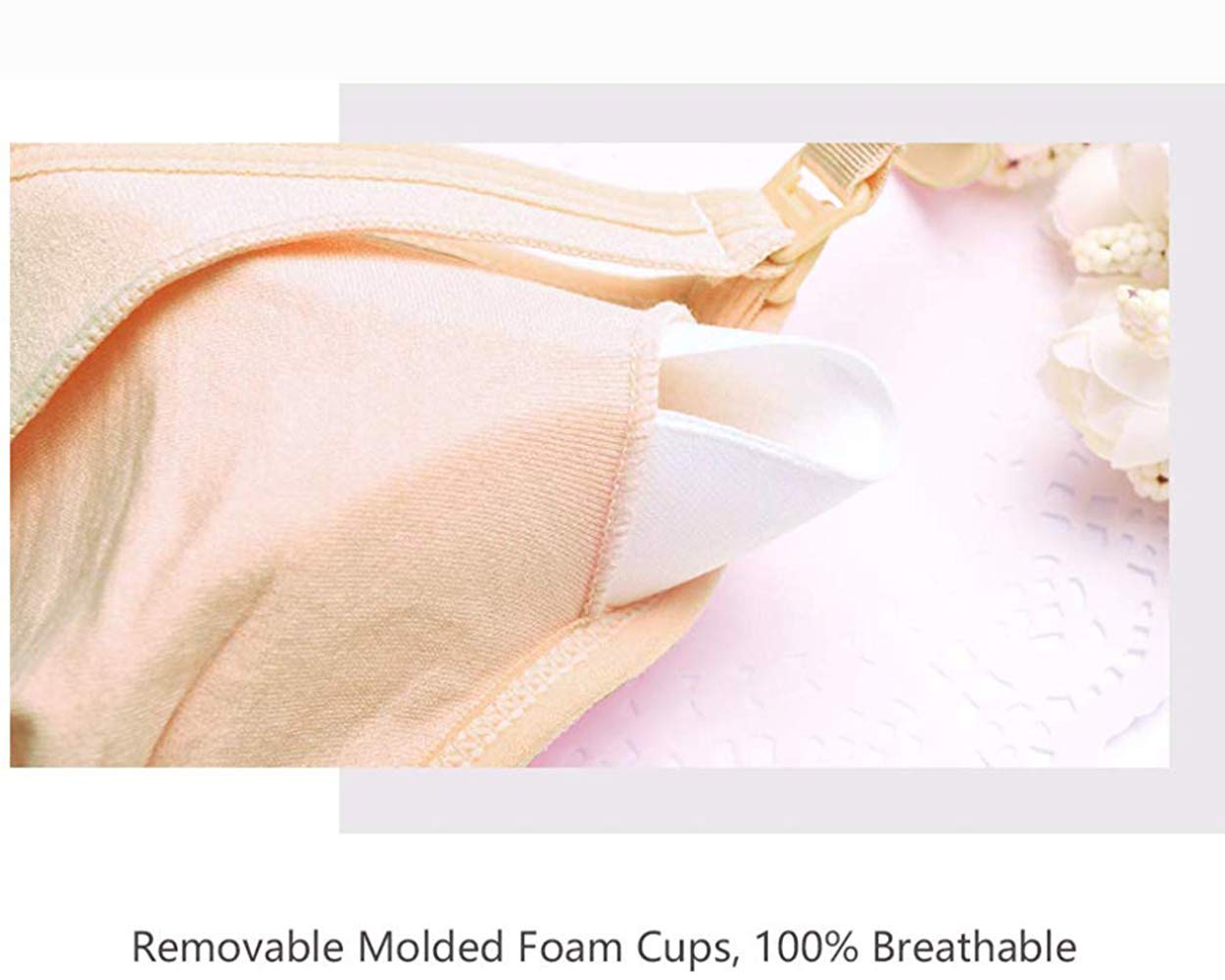 Desire wingslove women's nursing wirefree full coverage bra ❤️