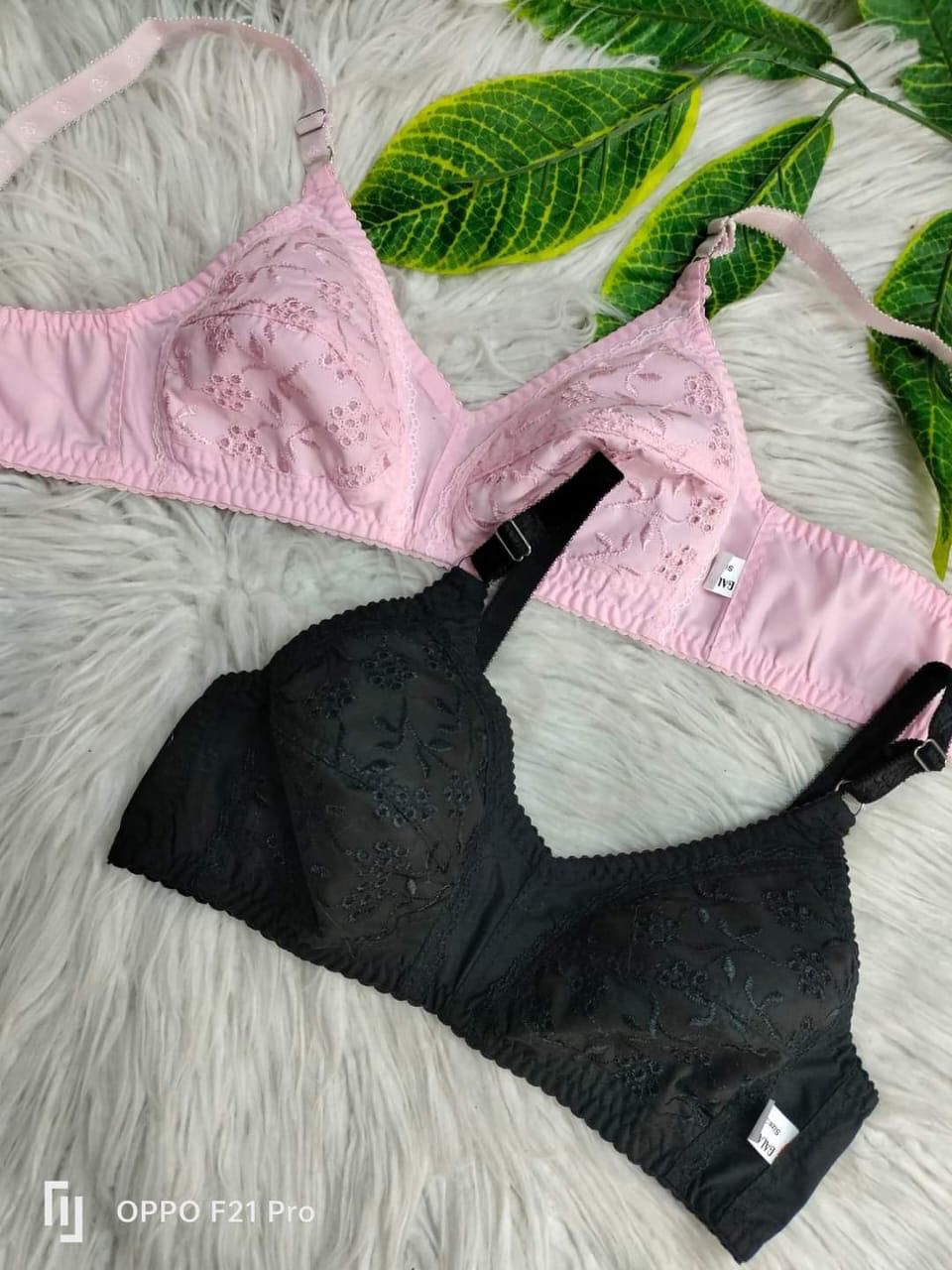 ✨Desire #  pack of 2 # Regular comfort Chicken cotton bra ✨❣️