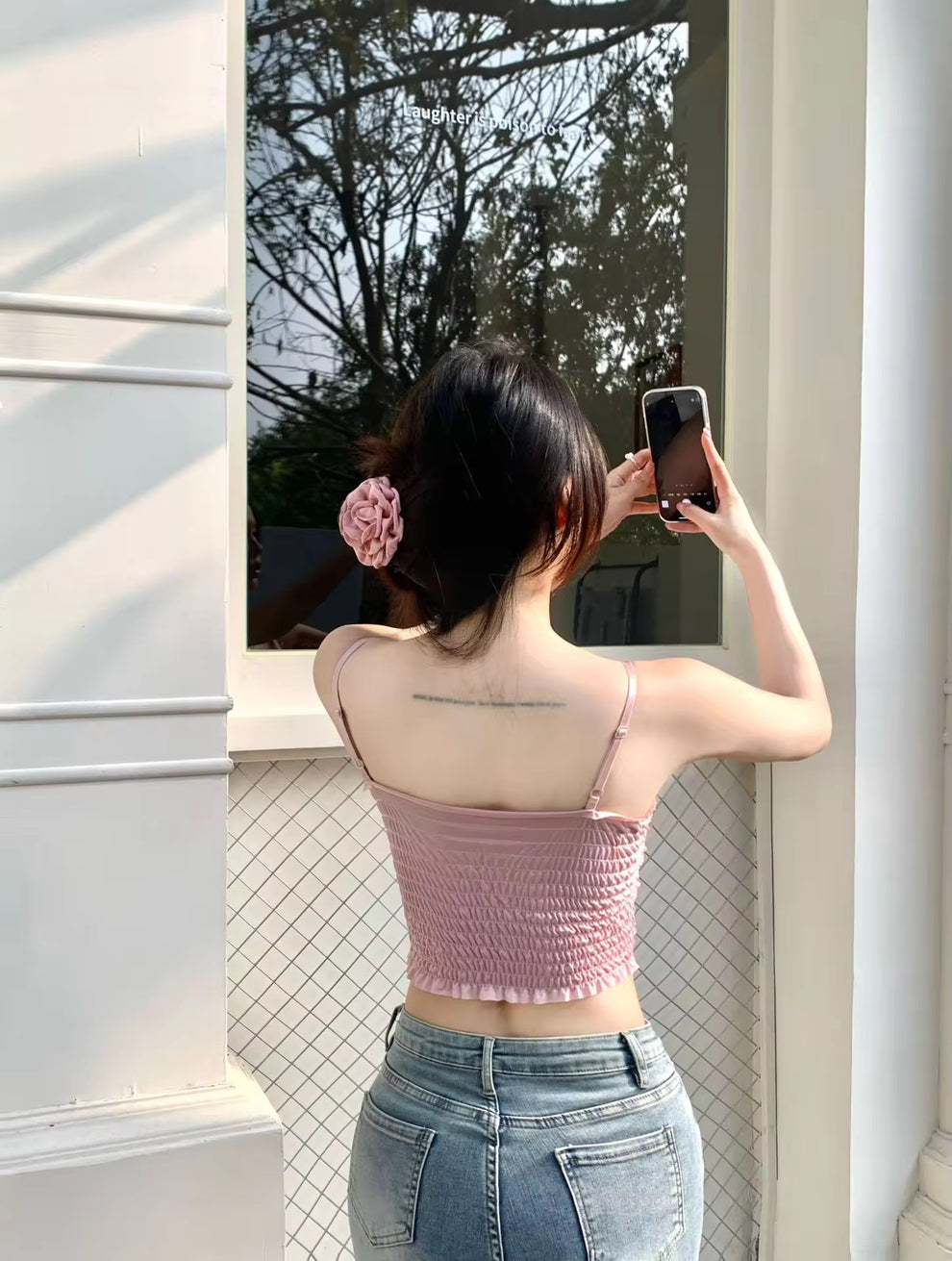 Desire New arrival Floral Tank Top lightly paded ❣️