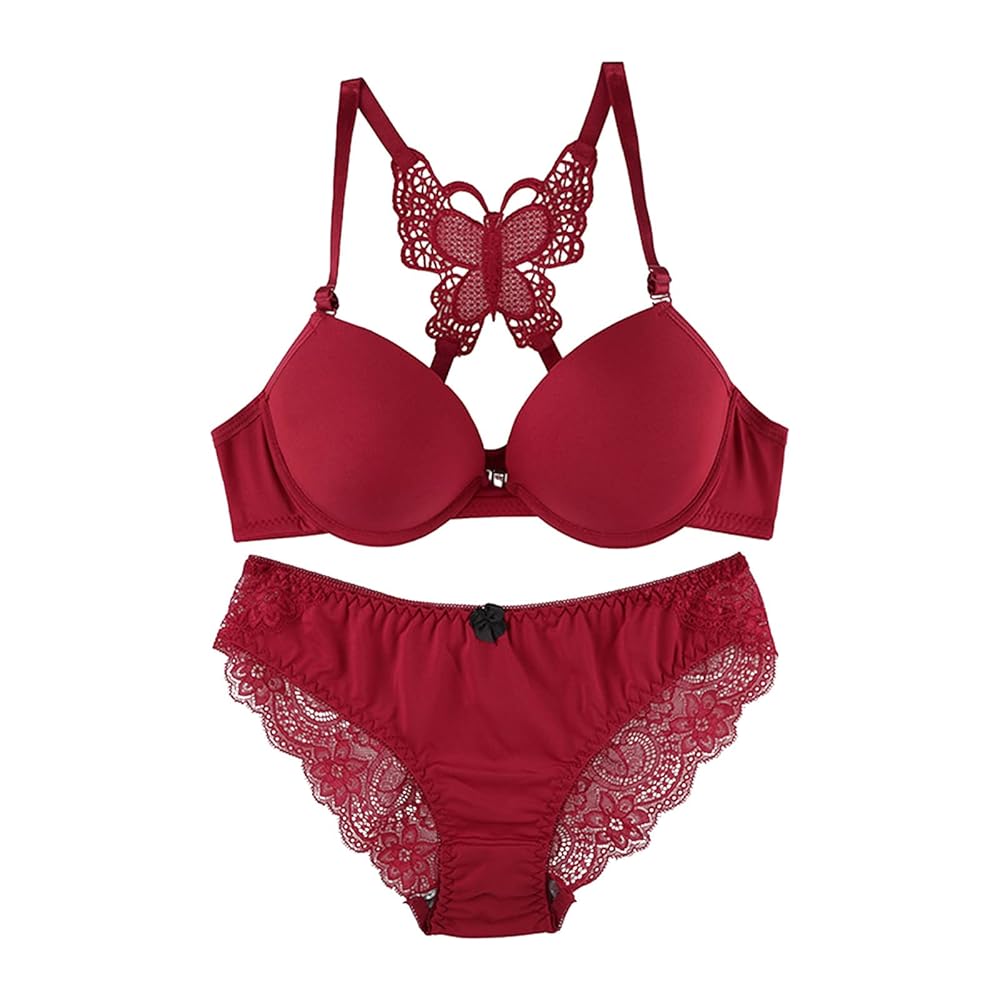 ✨# Desire.... Premium Quality front open buckle back butterfly Bra panty set#✨ ♥️