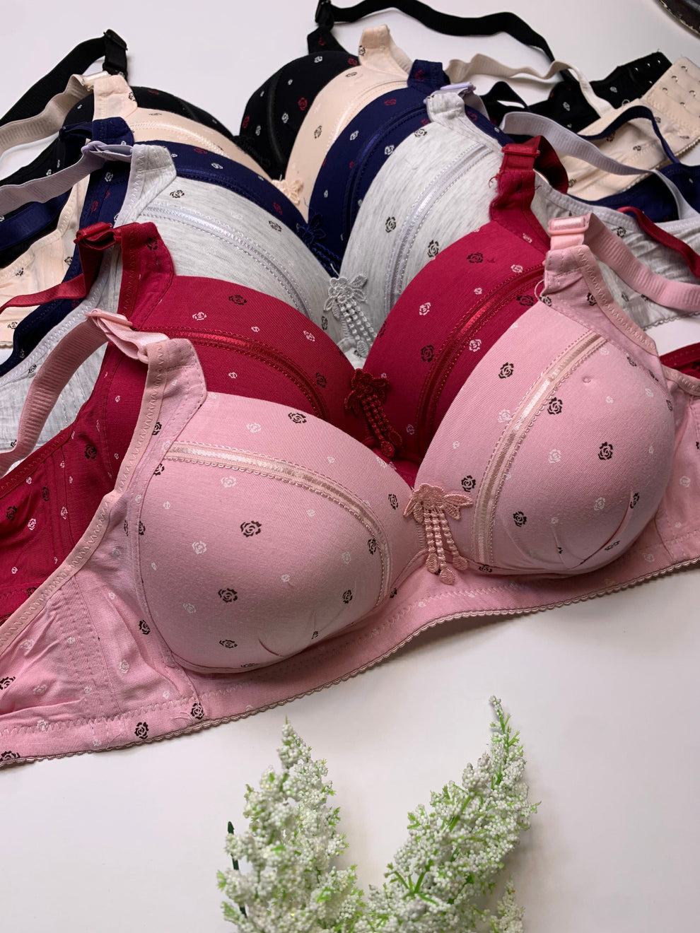 Desire Extra comfort Fully coverage Dotted cotton pad Bra ♥️