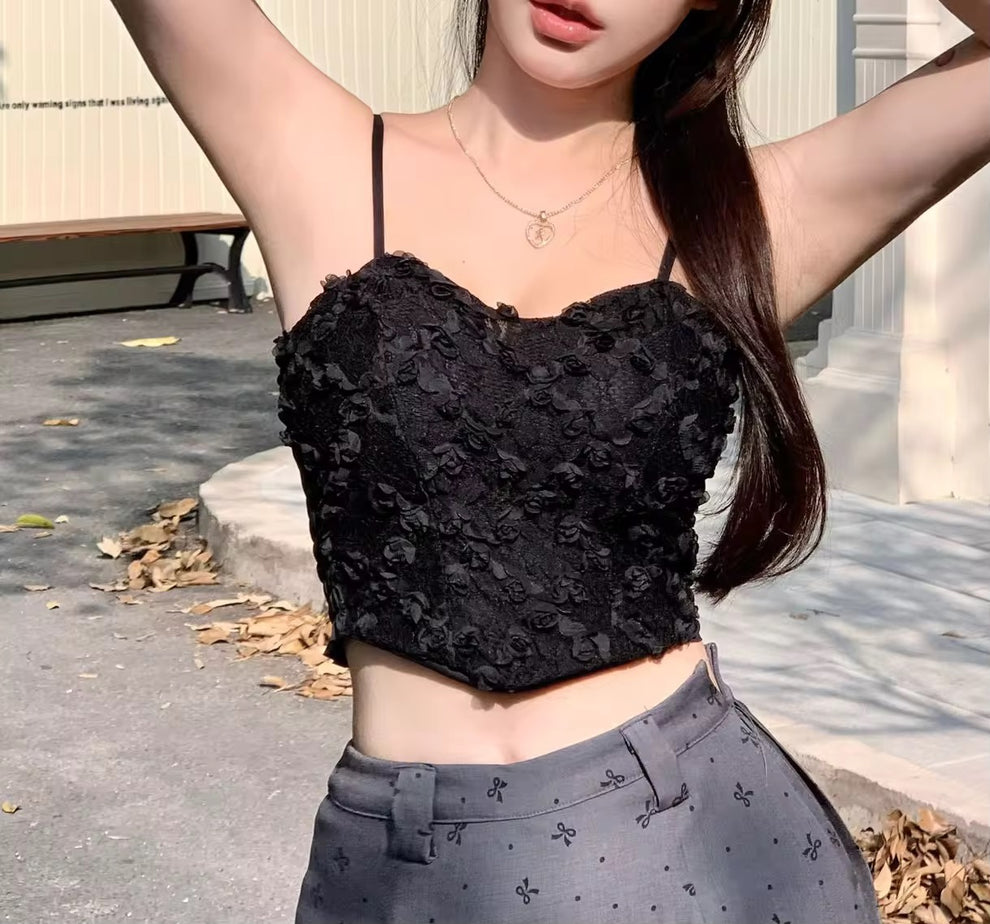 Desire New arrival Floral Tank Top lightly paded ❣️