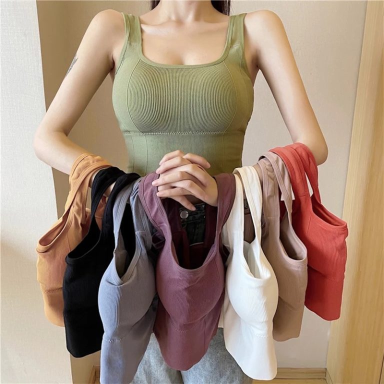 ✨Desire ## Women Wireless Sexy Push Up Sports Stylish Tank Top Bralette❣️❣️