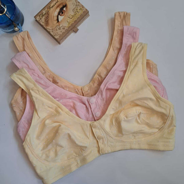 Desire Front open 3 button bra 💗 (pack of 2)❤️