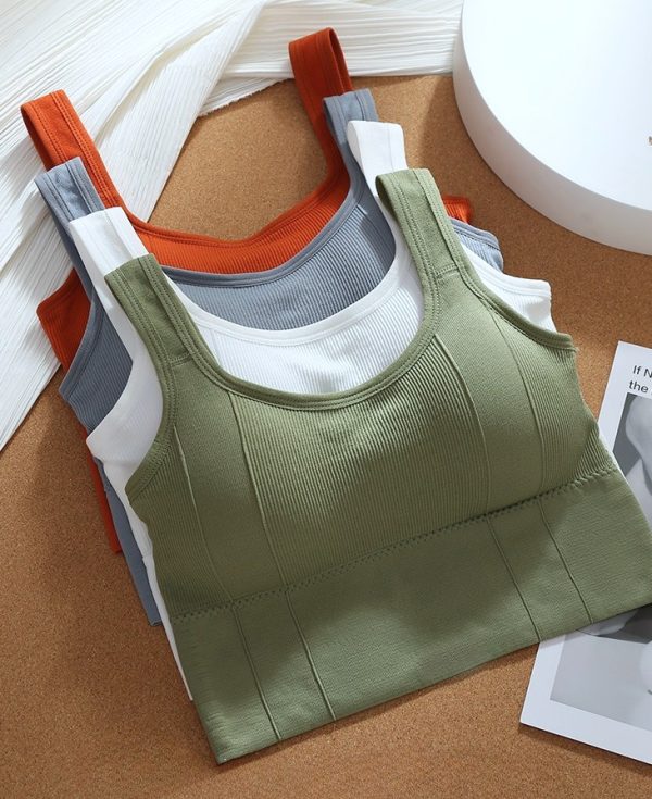 ✨Desire ## Women Wireless Sexy Push Up Sports Stylish Tank Top Bralette❣️❣️