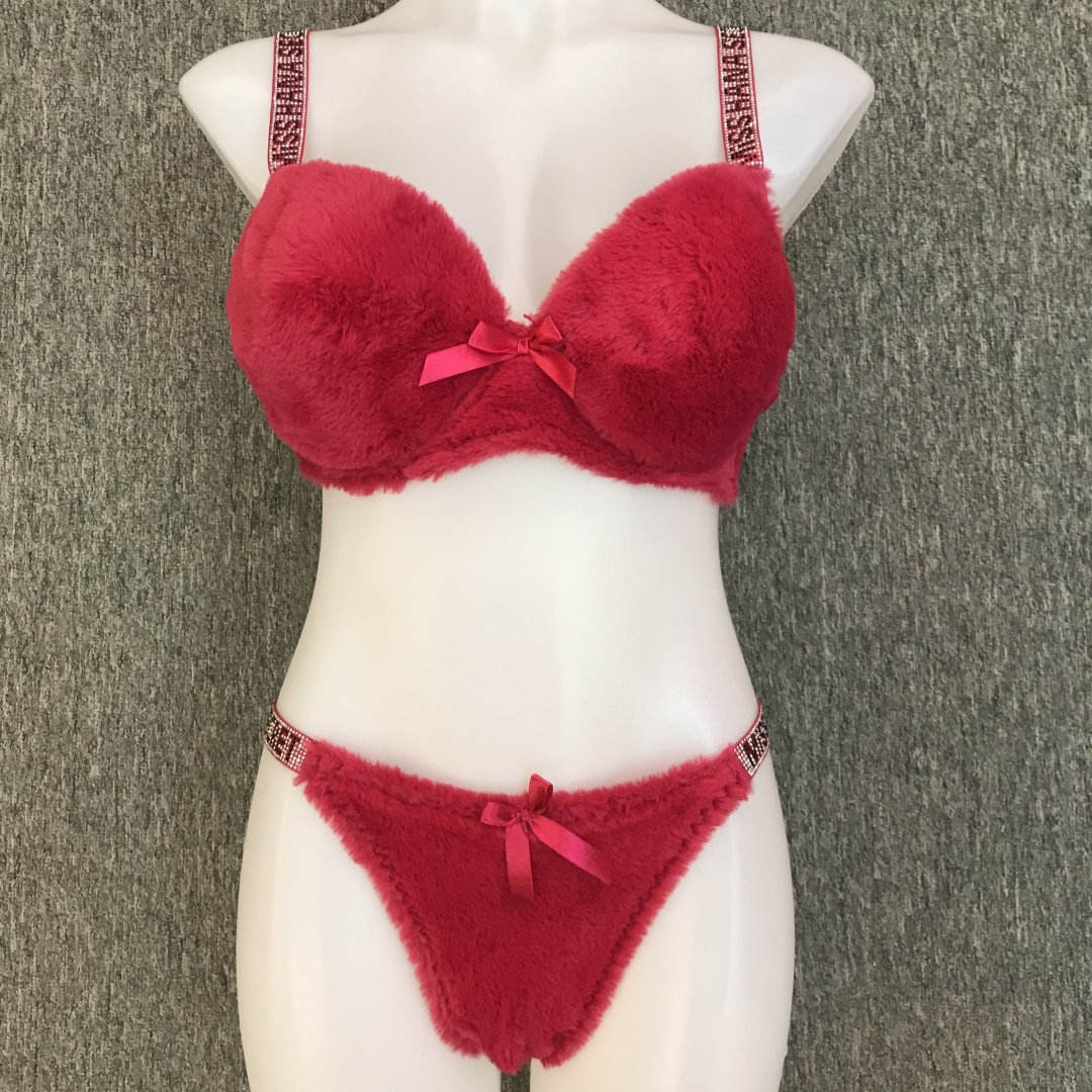 ✨Desire## Premium Quality winter waram lingerie bra panty set ❣️