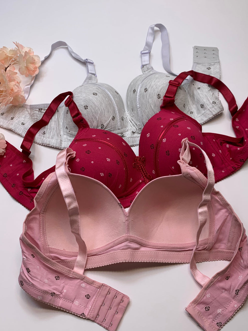 Desire Extra comfort Fully coverage Dotted cotton pad Bra ♥️