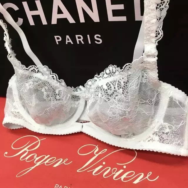 Desire  Women  Floral lace Bra and Panty Set Unlined Sexy Soft Everyday Bra ❤️